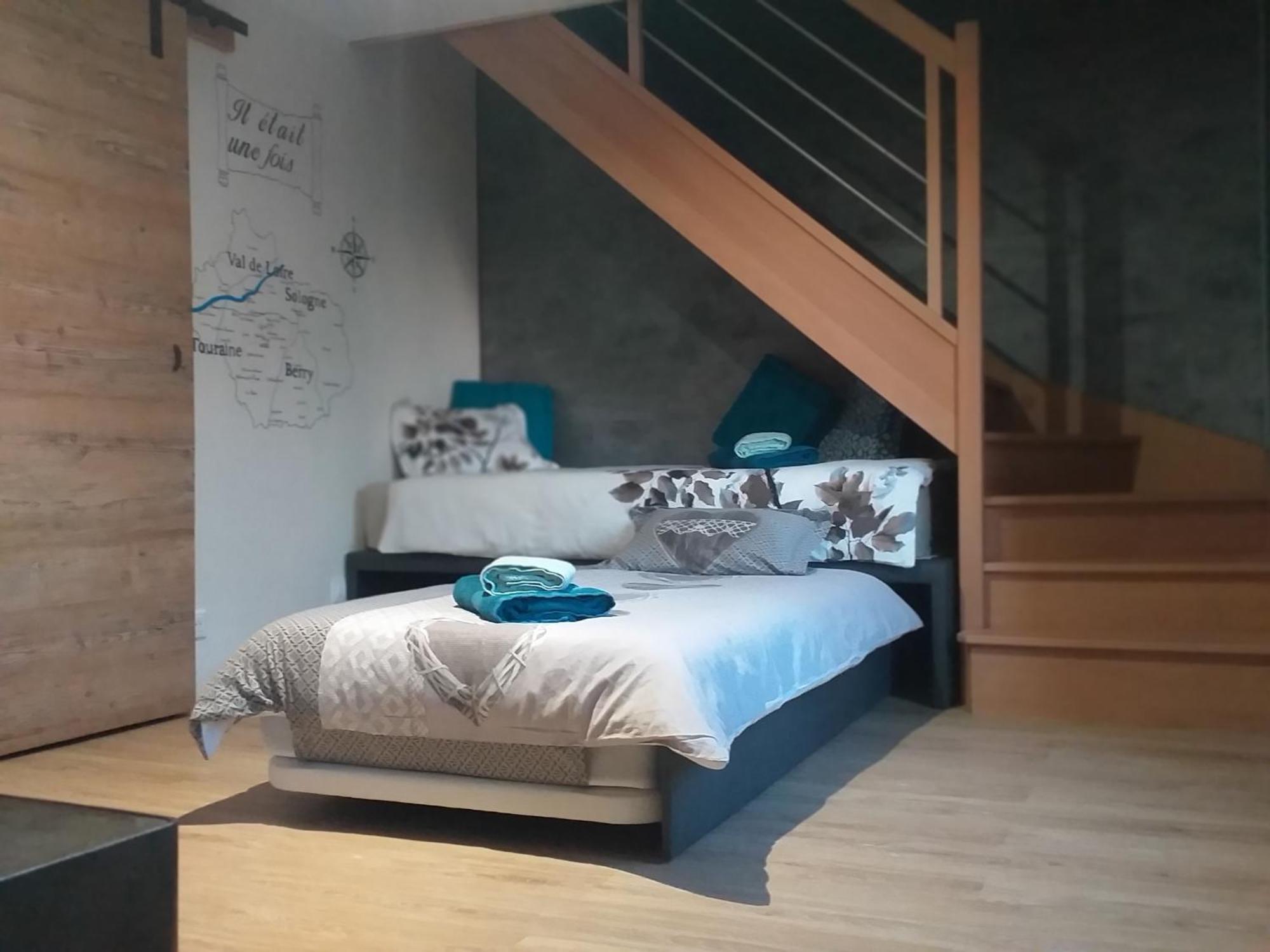 La Berrycurienne Proche Du Zoo De Beauval Saint-Aignan Avec Sdb, Wc Et Spa Privatif Pour Chaque Chambre Luçay-le-Mâle Kamer foto